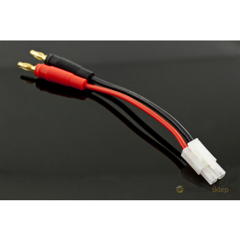 Adapter Gold (banan) 4 mm - wtyk Tamiya