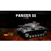 Czołg zdalnie sterowany ASG/IR/dźwięk/dym 1:16 German Panzerkampfwagen III (PzKpfw III) Ausf.L.SD.KFZ.141-1 RTR 2.4Ghz - Heng Long 3848-1U (S)