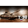 Czołg zdalnie sterowany ASG/IR/dźwięk/dym 1:16 Russia T-90 RTR 2.4Ghz - Heng Long 3938-1B (P)