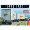 Model Plastikowy - Naczepa Double Header Tandem Van Trailers - AMT1132