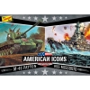 Modele plastikowe - WWII Adversaries (M-46 Patton Tank  U.S.S. Missouri) 2 szt. - Lindberg
