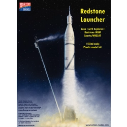 Model Plastikowy - Rakieta Redstone Launcher 1/72 - Horizon Models #2005