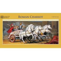 Model plastikowy - Roman Chariot Rydwan Rzymski 1/48 (6 figurek) - Glencoe Models 5405 Model plastikowy - Roman Chariot Rydwan Rzymski 1/48 (6 figurek) - Glencoe Models 5405