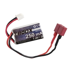 Redox 250 mAh 7,4V  20C DEAN - pakiet LiPo