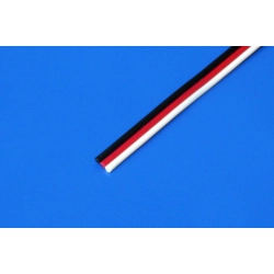 Przewód serwa trójżyłowy 3 x 0,20 mm/1 mb płaski (FUTABA)
