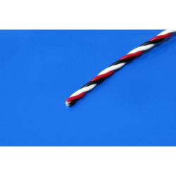 Przewód serwa trójżyłowy 3 x 0,20 mm/1 mb skręcony (FUTABA)