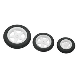 Koło piankowe lekkie 31 mm (2 szt.) - DU-BRO [#123MS]