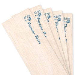 Balsa 5 mm - Panama Balsa - zestaw 10 sztuk