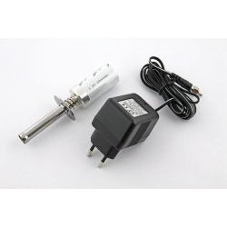 Klips - uniwersalny (długi) z akumulatorem 2000 mAh 1,2V i ładowarką [140-1] - Q-Model