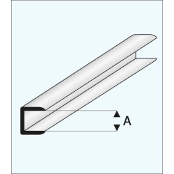Krawędź Płaska plastikowa 1,5 x 1000 mm - MAQUETT