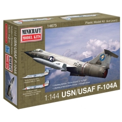 Model plastikowy - Odrzutowiec F104A USAF - Minicraft