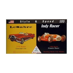 Model Plastikowy - Samochody Style  Speed - Le Sabre "Concept Car" / Indy Racer - Glencoe Models