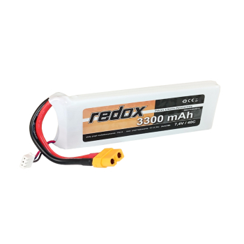 Redox 3300 mAh 7,4V 40C XT-60 - pakiet LiPo