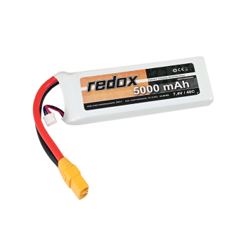 Redox 5000 mAh 7,4V 40C XT-90 - pakiet LiPo