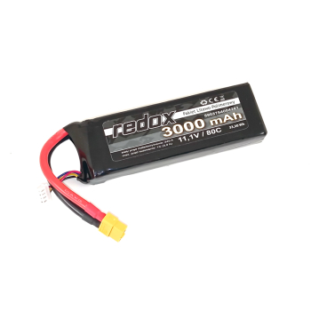 Redox LIPO 3000 mAh 11,1V 80C XT-60 - pakiet LiPo