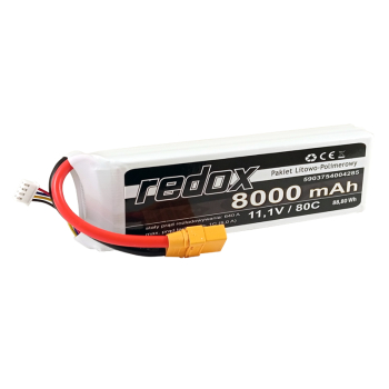Redox 8000 mAh 11,1V 80C XT-90 - pakiet LiPo