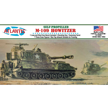 Model Plastikowy - ATLANTIS Models 1:48 Czołg M-109 Howitzer Tank - AMCA326