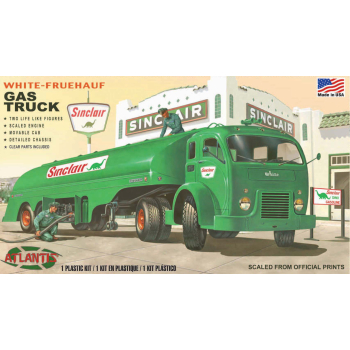 Model Plastikowy - ATLANTIS Models Ciężarówka Cysterna 1:48 Vintage Gas Truck Sinclair/US Army - AMCH1402