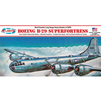 Model Plastikowy - ATLANTIS Models Samolot 1:120 Boeing B-29 Superfortress with Swivel - AMCH208