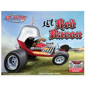 Model Plastikowy - ATLANTIS Models Samochód 1/32 Snap Lil Red Baron Show Rod Tom Daniel - AMCM6650