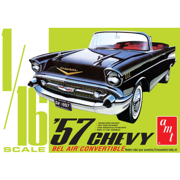 Model Plastikowy - Samochód 1:16 1957 Chevy Bel Air Convertible - AMT1159