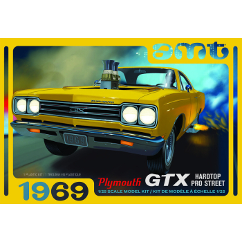 Model Plastikowy - Samochód 1:25 1969 Plymouth GTX Hardtop Pro Street 2T - AMT1180