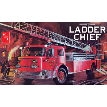 Model Plastkikowy - Ciężarówka American LaFrance Ladder Chief Fire Truck - AMT1204