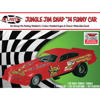 Model Plastikowy - ATLANTIS Models Samochód 1:32 Snap Jungle Jim Vega Funny Car - AMCH1119