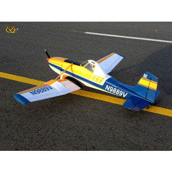Samolot Cessna 188 AGwagon 2.0m (klasa .60-.90 EP-GP)(wersja żółto-biała) ARF - VQ-Models