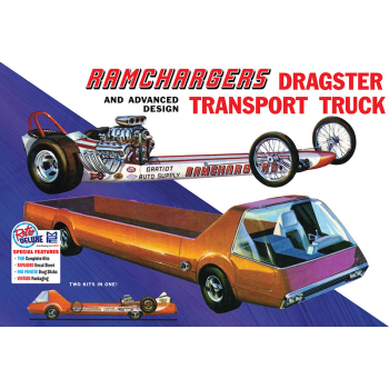 Model Plastikowy - Samochód 1:25 Ramchargers Dragster  Transporter Truck - MPC970