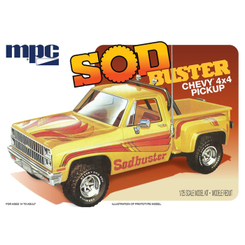 Model Plastikowy - Samochód 1:25 1981 Chevy Stepside Pickup Sod Buster Car - MPC972