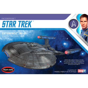 Model Plastikow - Statek Kosmiczny Star Trek NX-01 Enterprise (Snap) 2T - POL966