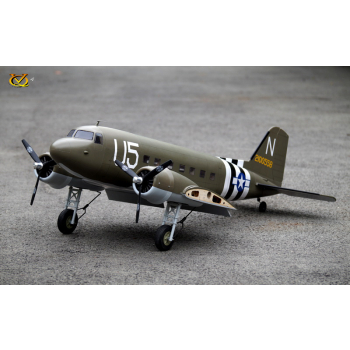 Samolot Douglas DC-3 (klasa 25 EP-GP)(wersja amerykańska US, 1,8m rozpiętości) ARF - VQ-Models