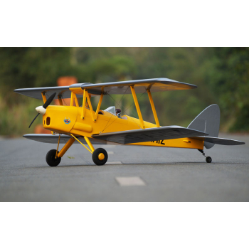 Samolot Tiger Moth (klasa 46 EP-GP)(wersja srebrno-żółta, 1,4m rozpiętości) ARF - VQ-Models