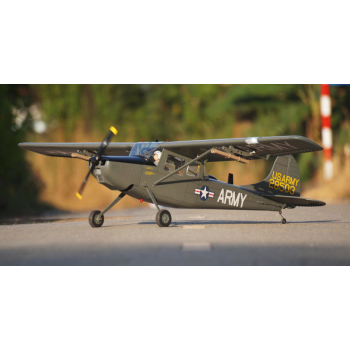 Samolot L-19 Birddog (klasa 55 EP-GP)(wersja oliwkowa, 1,72 m rozpiętości) ARF - VQ-Models