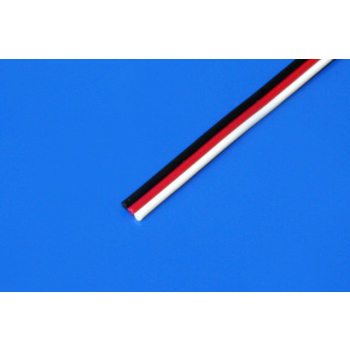 Przewód serwa trójżyłowy 3 x 0,20 mm/1 mb płaski (FUTABA)