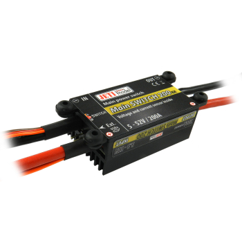 Elektroniczny przełącznik Main Switch 200 + przełącznik magnetyczny Magnetic Switch - Jeti Model