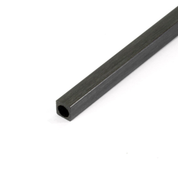 Profil węglowy kwadratowy 6,0 x 1000 mm, otwór okrągły o 4,0 mm