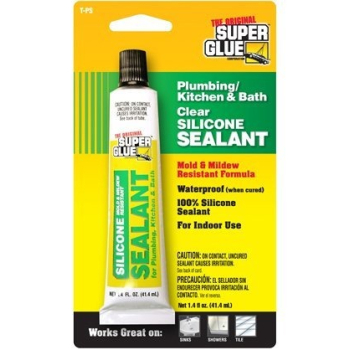 Wodoodporny uszczelniacz silikonowy 41.4 ml - ZAP - CLEAR SILICONE SEALANT