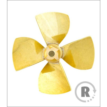 Śruba Mosiężna 4-łopatowa 60mm M5 - prawa (CW) - RABOESCH