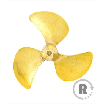 Śruba Mosiężna 3-łopatowa 45mm M4 - prawa (CW) - RABOESCH