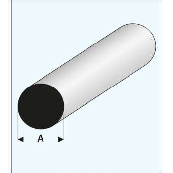 Pręt okrągły plastikowy 3,0 x 1000 mm - MAQUETT
