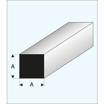 Profil Kwadratowy plastikowy 1,0 x 1000 mm - MAQUETT