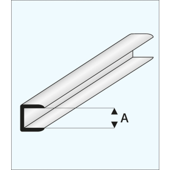 Krawędź Płaska plastikowa 3,0 x 1000 mm - MAQUETT