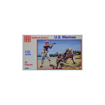 Model plastikowy - Figurki żołnierzy U.S. Marines (20 figurek) - Glencoe Models