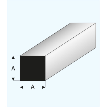 Profil Kwadratowy plastikowy 2,0 x 330 mm - MAQUETT