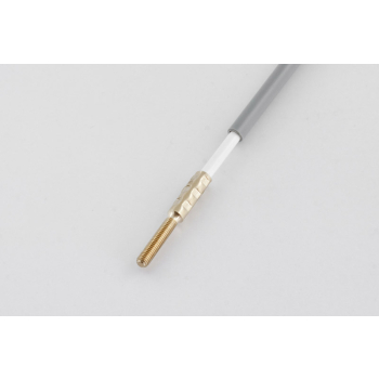 Bowden zbrojony z regulacją snapa, kolor szary 4/3 mm M3 (1 m) - MP-JET