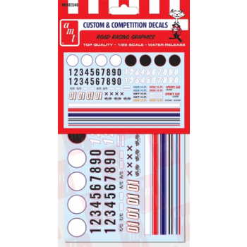 Zestaw naklejek - Road Racing Graphics Decals - AMT