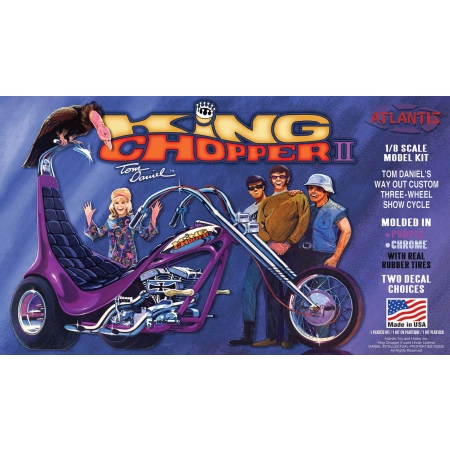 Model Plastikowy - ATLANTIS Models King Chopper II Trike Tom Daniel - AMCM224