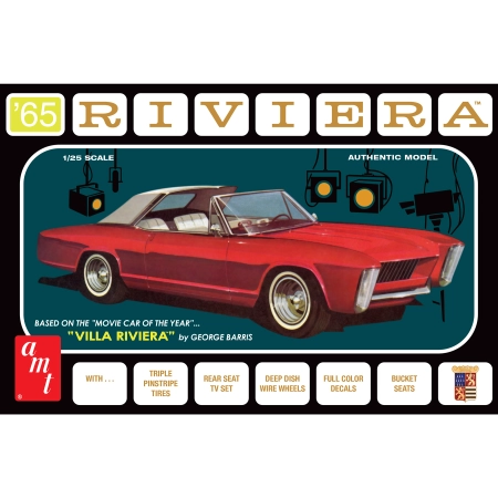 Modele Plastikowe - Samochód 1965 Buick Riviera (George Barris) - AMT1121